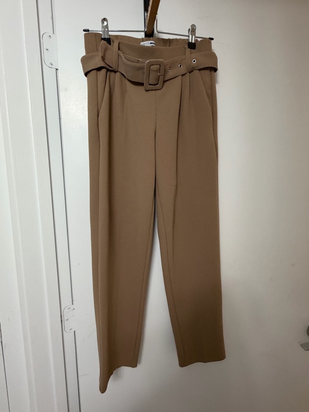 Fashion Nova Belted Dress Pants